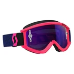 Scott Recoil Xi For Motorcross Enduro Speedway Autocross Blue/flou Pink Chrome.... Fixed Price $23.74.
