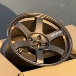 (set Of 4) Volk Racing TE37 Saga S-plus 17X9 +22 5X114.3 Bronze. Fixed Price $3880.00.