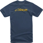 Alpinestars 1232-722007059L Ride 3.0 T-shirt Large Navy/gold. Fixed Price $24.95.