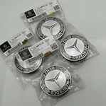 4PCS Wheel Center Caps Emblem Black Rim Hub Cover Badge For Mercedes Benz Ml. Fixed Price $12.98.