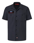 Ford Racing Retro Patch Dickies Short Sleeve Work Shirt Classic Mustang Gt S-5X. Fixed Price $37.95.