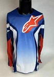 Alpinestars Racer Semi Jersey Red White Blue America Motocross Atv Utv Xxl. Fixed Price $36.54.