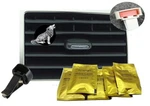 C18 Howling Wolf Pewter Design Car Air Vent Clip-on Freshener With Scent. Fixed Price $14.78.
