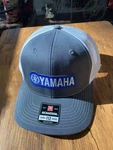 Charcoal White With Yamaha Embroidered Patch Richardson 112 Snapback Hat Cap. Fixed Price $21.00.