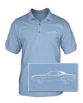 1969 Chevrolet Camaro Ss Coupe Adult Pique Polo Shirt - Side View. Fixed Price $38.95.