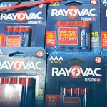 Rayovac Fusion & Aaa Alkaline Batteries 4-PACK For High Use Devices. Fixed Price $18.00.