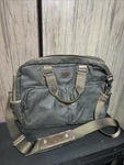 Tumi Alpha Bravo Andersen Slim Commuter Brief Case Brown Gray. Fixed Price $79.90.