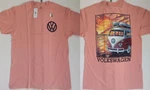 Volkswagen Bus Vw Surfboard Beach Sunset Officially Licensed T-shirt. Fixed Price $24.75.
