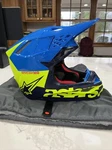 Alpinestars Supertech M8 Mips Helmet Size Small Blue Neon Green New. Fixed Price $299.00.
