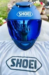 Shoei Gt Air Ii Matte Metallic Full Face Motorcycle Helmet/blue Visor/xl. Fixed Price $599.95.