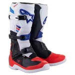 Alpinestars Tech 3 Motocross Mx Boots White Bright Red Dark Blue. Fixed Price $306.21.