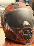 Red Icon Airflite Blockchain Full Face Helmet Size Small. Fixed Price $150.00.