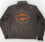 Harley-davidson Roadway Waterproof Fleece Riding Jacket Mens Black Sun Fade. Fixed Price $75.00.