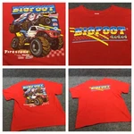 Bigfoot Monster Truck 4X4X4 Shirt Ford Summit Ppg Firestone Red Glidan Large. Fixed Price $29.00.