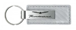 Ford Thunderbird White Carbon Fiber Texture Key Chain Fob Official Licensed. Fixed Price $17.95.