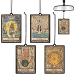 L1RABE 4P Vintage Tarot Car Air Fresheners, The Count (pack Of 4), Black. Fixed Price $15.53.