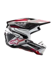 Alpinestars SM5 Action 2 Helmet White/black/bright Red Glossy Large. Fixed Price $349.95.