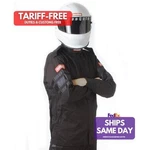 Racequip 111006RQP, One Black Fire Retardant Fabric Jacket Sin Fits Gle. Fixed Price $135.93.