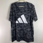 Adidas Shirt Men's Xl Gray Camo Future Icon Mountain Center Logo Uk Tee New*. Fixed Price $29.99.