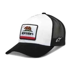 Alpinestars Cali Bear 2.0 Mens Snapback Hat, Adjustable White And Black. Fixed Price $39.95.