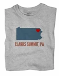 Clarks Summit Pennsylvania Pa T-shirt Heart. Fixed Price $18.99.
