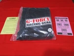 New 4125LRGBK G-force Piece Single Layer Driving Suit. GF-125SUIT-SFI-3.2A/1. Fixed Price $100.00.