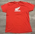 Honda Men Large Red T-shirt International Front & Back. Fixed Price $15.00.