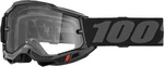 Percent Accuri 2 Enduro Moto Goggles Black Clear Lens 100% 50015-00006. Fixed Price $69.95.