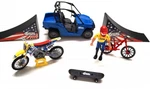 Newray Model Die Cast Nitro Circus Play Set, With Pastrana Mx Bike, 1:18 Scale,. Fixed Price $75.21.