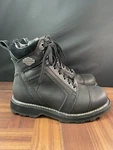 Harley Davidson Carter Boots Size 7 Women 8 D96006 Black Leather Zip Up. Fixed Price $59.99.
