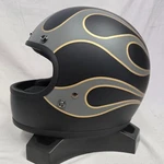 Biltwell Gringo Helmet Flames Flat Black/grey Small *dot Only Version*. Fixed Price $179.99.