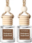 Hoogalife Car Air Freshener Diffuser 2 Pack Hanging Mahogany Teakwood. Fixed Price $25.99.