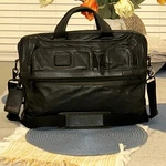 Tumi Alpha (96114D2) Leather Organizer Laptop Briefcase, Black. Fixed Price $79.99.