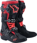 Alpinestars Tech 10 Mx Motocross Offroad Boots Bk/red Size 14 W/free Socks. Fixed Price $699.95.