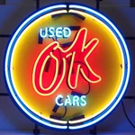 Neonetics 5CHVOK Chevy Vintage Used Cars Sign. Fixed Price $674.98.