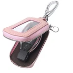 Universal Premium Car Key Fob Case Genuine Leather Smart One Size A-pink. Fixed Price $20.23.