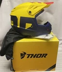 Thor Sector Level Helmet - Matte Navy/yellow Youth Medium. Fixed Price $89.95.