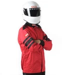 Racequip Single Layer Racing Driver Fire Suit Jacket Sfi 3.2A/ 1 Red 2X-LARGE. Fixed Price $78.91.