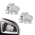 2PCS Car Air Vent Clip, Bling Crystal Cute Elephant Clips, A.... Fixed Price $9.06.