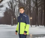 Ski-doo Mens Vasa Snowmobile Jacket Green 4409340970 Large. Fixed Price $140.00.