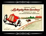 1920 Los Angeles Motor Speedway Auto Racing Small Space Poster Art Print. Fixed Price $14.95.
