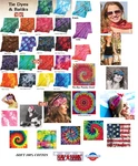 Hav-a-hank Batik&tie Dye Bandana Bandanna Cotton Head Face Neck Wrap Mask Scarf. Fixed Price $7.99.