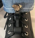 Biker Straps Midnight Cycle Boot-loops. Fixed Price $21.95.
