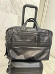 *all Leather* Tumi Alpha (96114D2) Laptop Crossbody Briefcase Luggage Topper. Fixed Price $99.00.