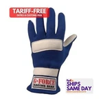G-force GFR4101XSMBU Sfi 3.3/5 Blue Nomex Driving Gloves Pair Performance Par. Fixed Price $92.26.