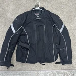 Tourmaster Sonora 3/4 Air Men's Xxl /48 Black Textile Motorcycle Jacket W/ Liner. Fixed Price $75.00.