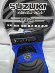 Suzuki Urban Riding Gloves-large-blue/black *new. Fixed Price $79.99.