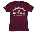 Fasthouse Life Youth Tee Shirt Maroon Size Ylg 1259-4323. Fixed Price $24.99.