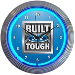 Ford - Built Tough Neon Clock 8FRBFT. Fixed Price $84.99.