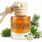 Sparkforty Forest Woods Car Perfume Air Freshener 30-DAY Beige And Clear. Fixed Price $21.04.
